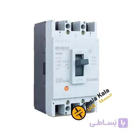 کلید اتوماتیک 63 آمپر CHINT غیرقابل تنظیم حرارتی-مغناطیسی NM1-35KA