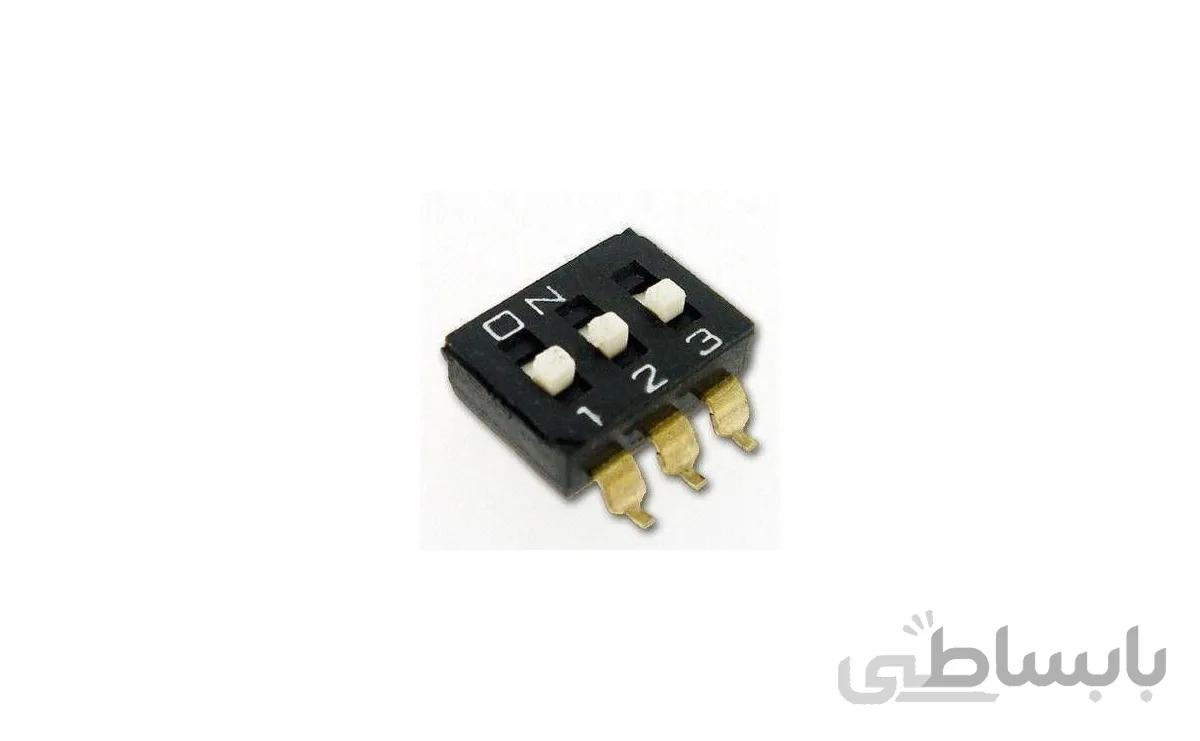 دیپ سوییچ 3 تایی smd