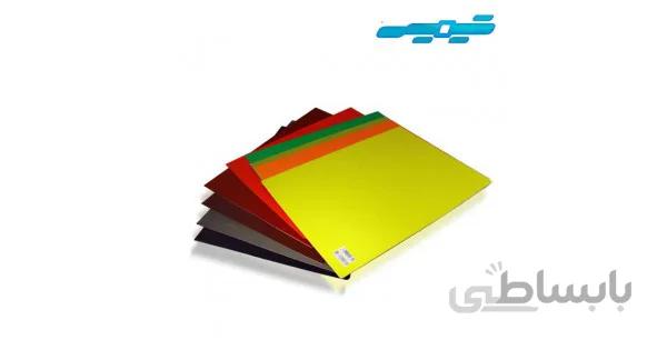 پوشه مقوایی خط دار