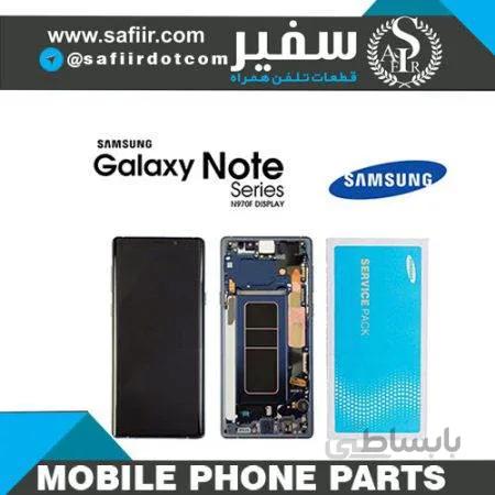 تاچ ال سی دی سامسونگ NOTE 10 (N970)سرویس پک-LCD NOTE 10(N970) SERVICE PACK WITH FRAME BLACK