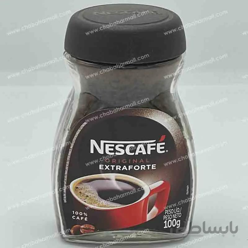 قهوه فوری برند نسکافه اورجینال مدل اکسترافورت nescafe extraforte