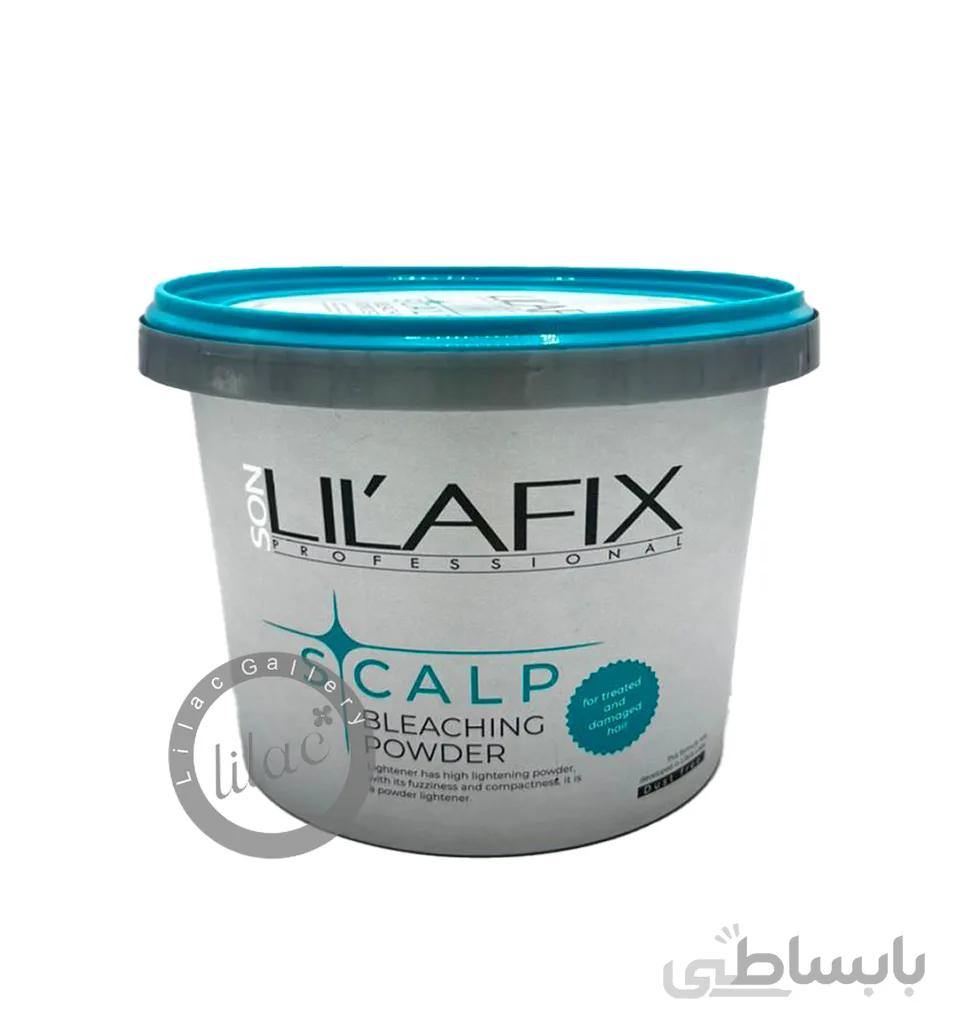 پودر دکلره لیلافیکس اسکالپ رنگ یاسی (lilafix SCALP) وزن 900 گرمی