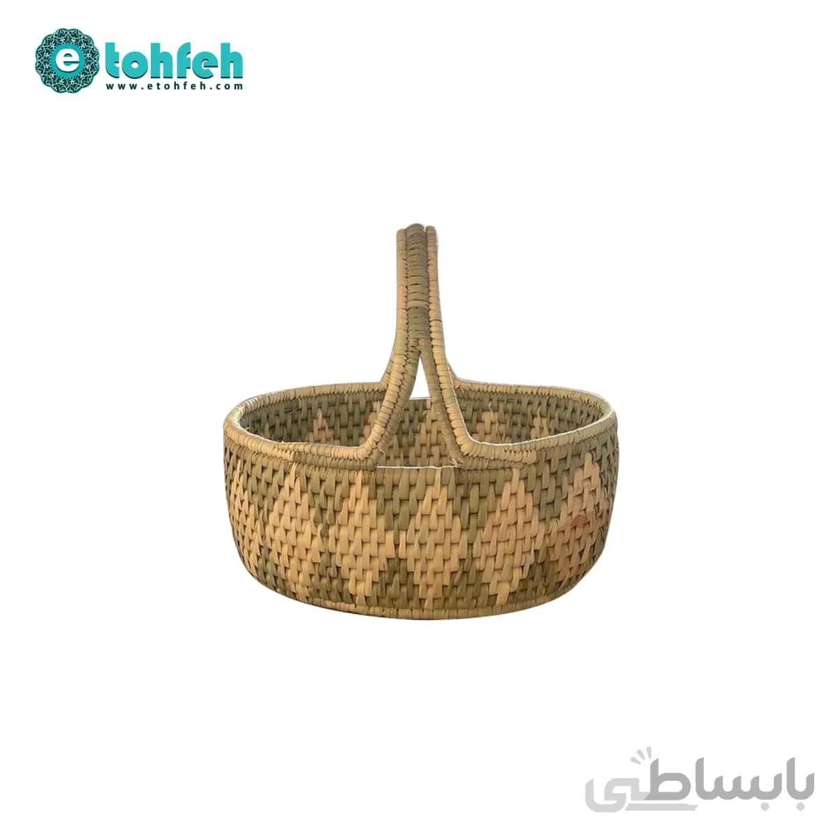 سبد پیک نیک حصیری