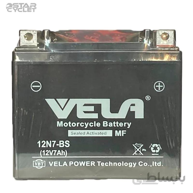 باتری موتور سیکلت ولتا مدل 12v 7A مناسب برای کویر C2 و زونتس