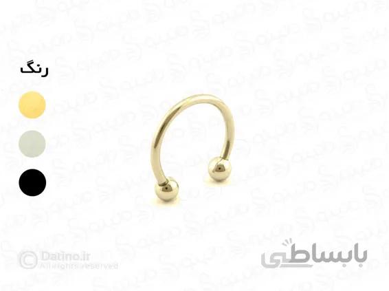 پیرسینگ بینی و گوش کمانی zarrin-p-68