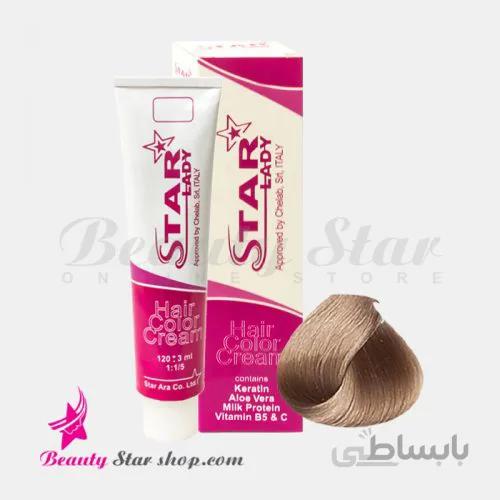 رنگ موی بلوند خاکستری روشن شماره 8.1 استارليدی حجم 120 ميلی لیتر