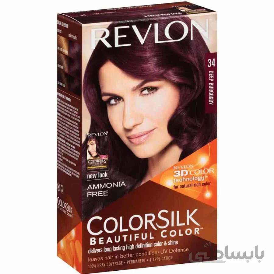 رنگ مو رولون شماره 34 شرابی تند Deep Burgundy