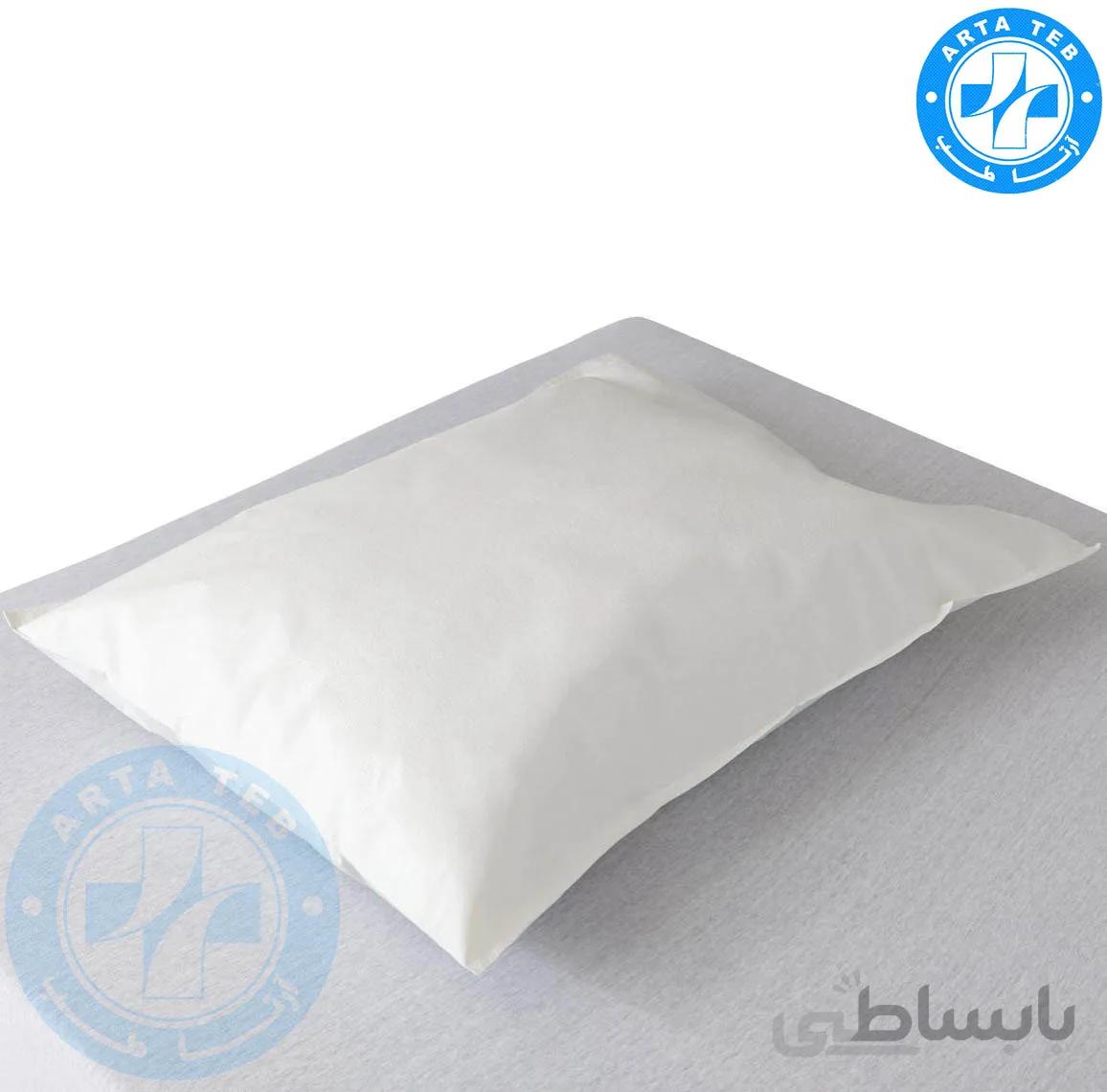 روبالشی یکبار مصرف 50*70 | سفید 25 گرم ا روبالشی یکبار مصرف اسپان باند
