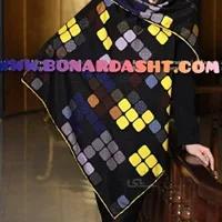 روسری دور دست دوز
