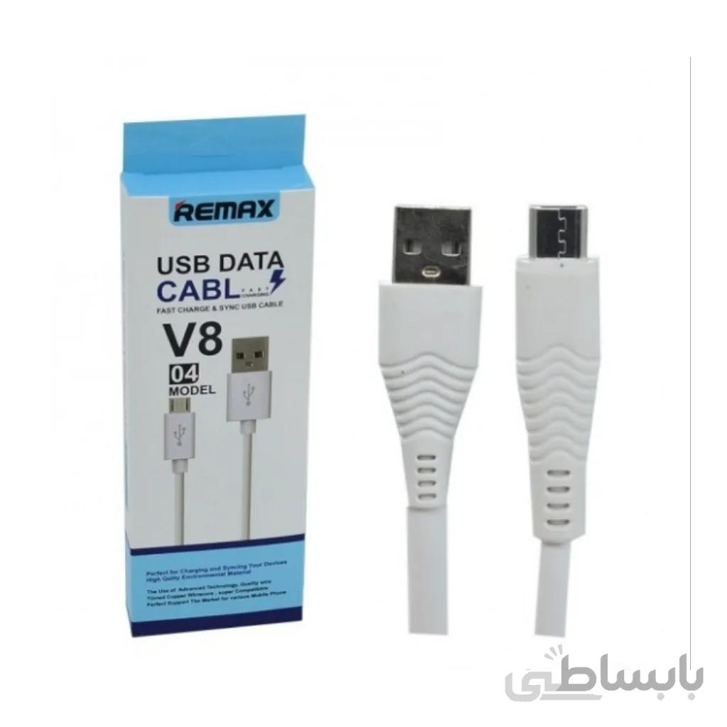 کابل شارژ اندروید طول 1 متر ریمکس (Remax) مدل V8-04