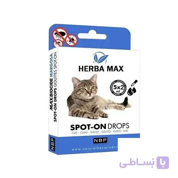 قطره ضد کک و کنه هربامکس گربه