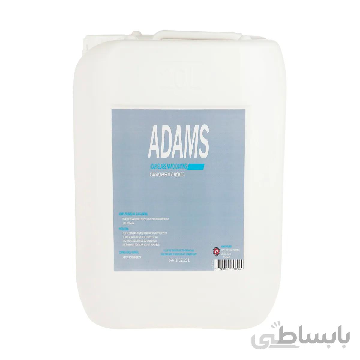 محلول نانو ابگریز و ضد لک شیشه خودرو ادامز مدل AD 222 حجم 20 لیتر