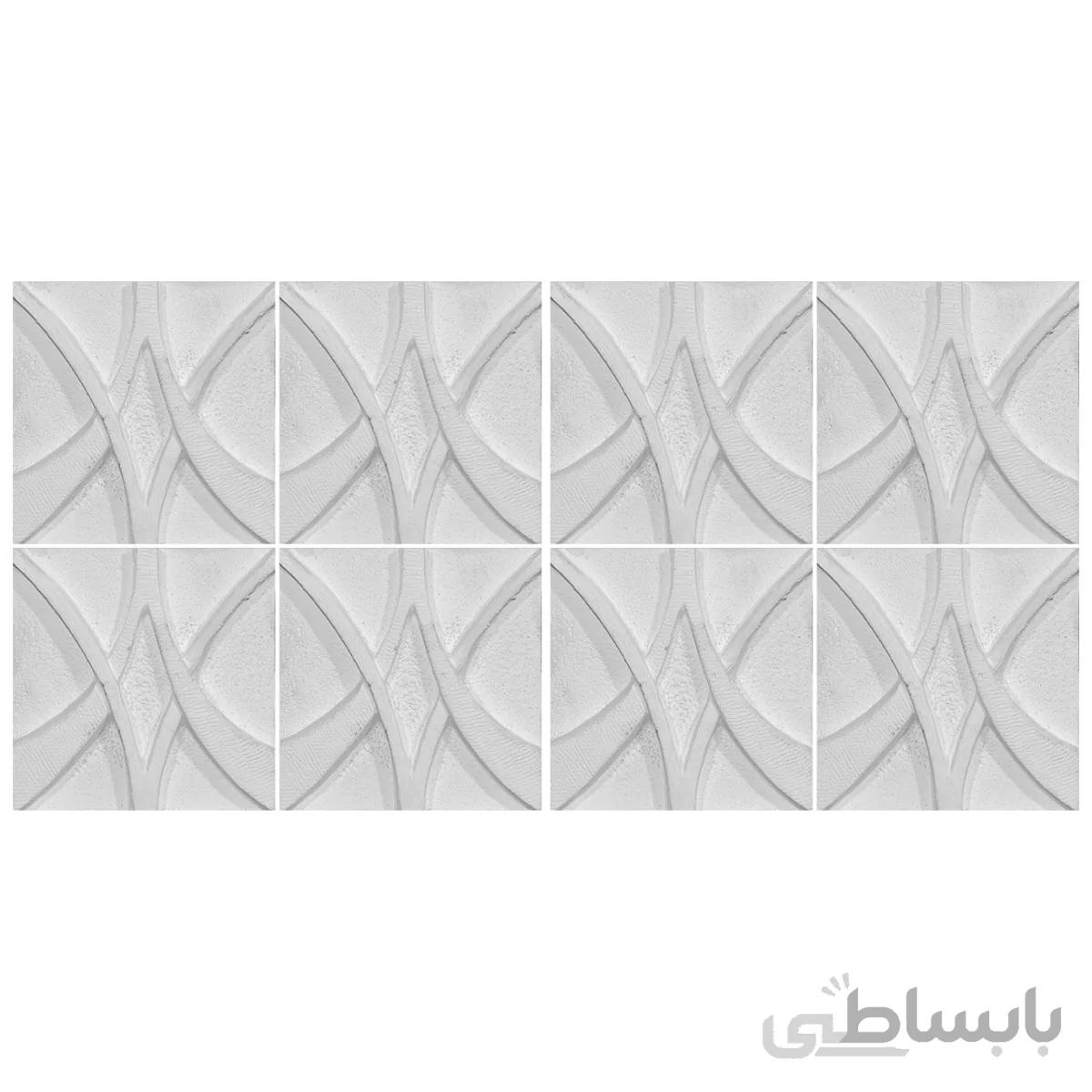 دیوارپوش تندیس و پیکره شهریار مدل امای کد w1010 10 بسته 8 عددی