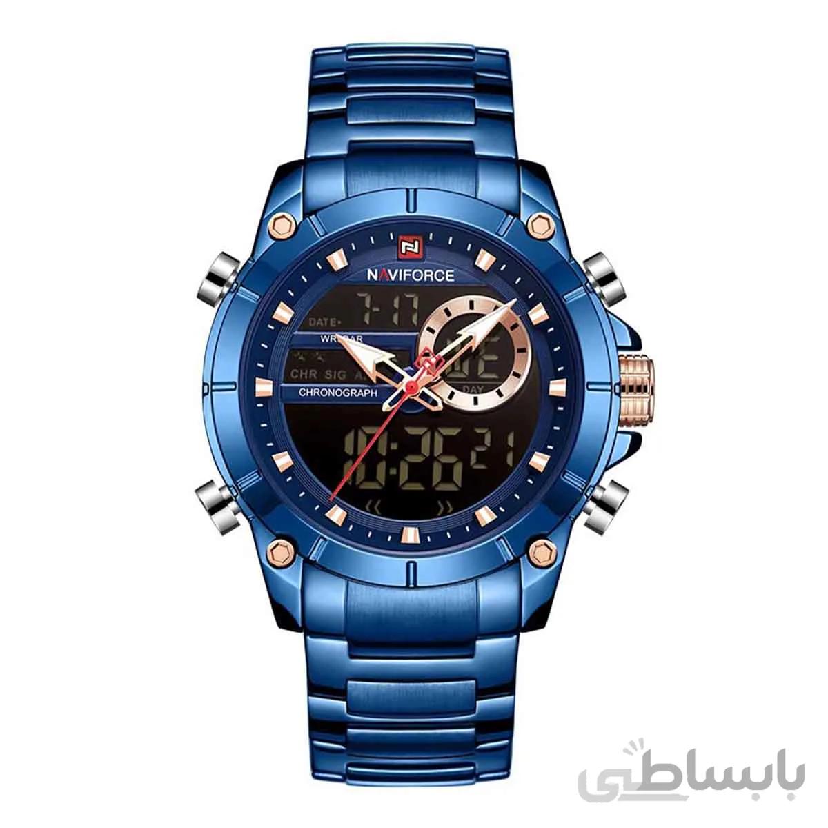 ساعت نیوی فورس مردانه ابی مدل Naviforce 9163