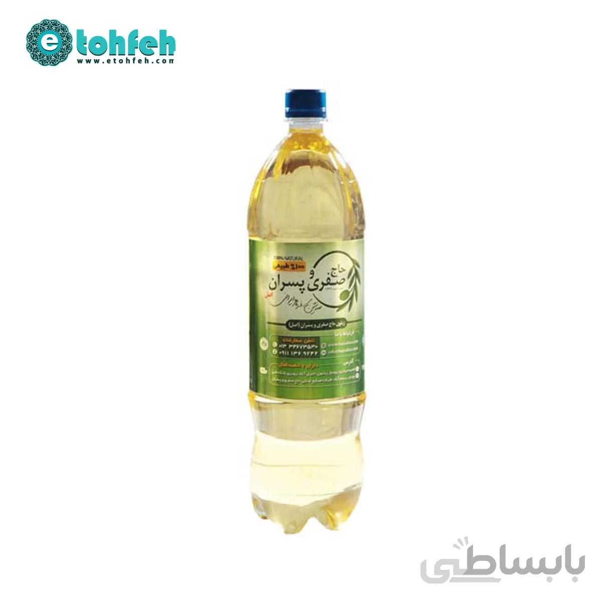 روغن زیتون یک و نیم لیتری تصفیه شده (بدون بو)