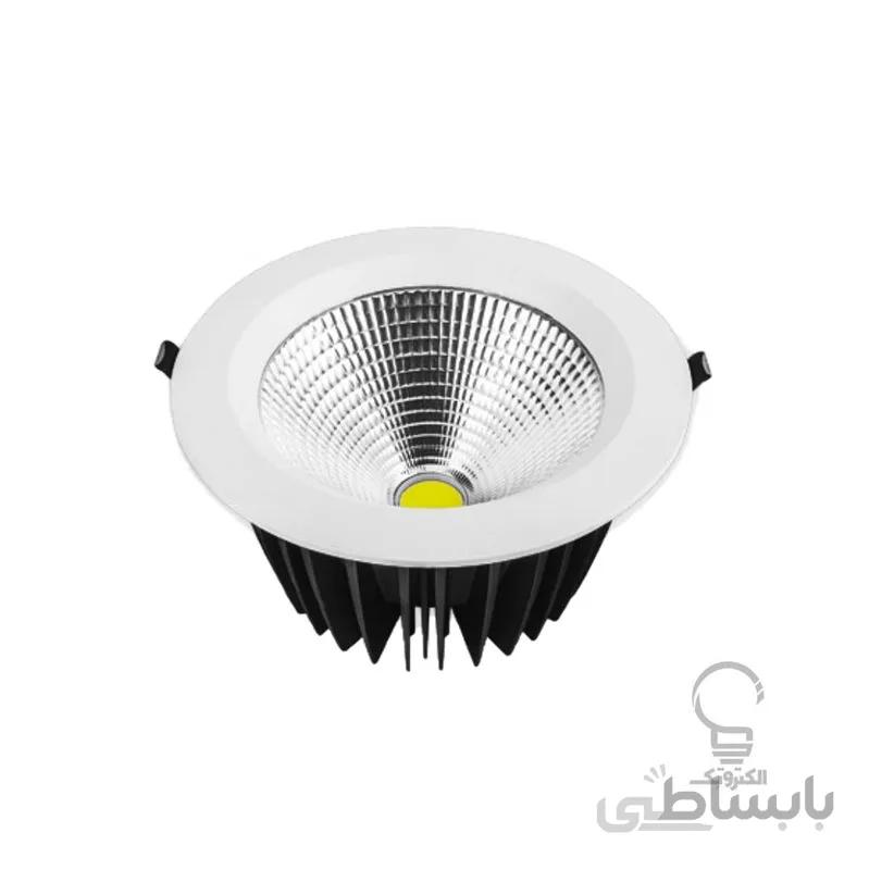 چراغ COB هارمونیک 80 وات دایره ای پارس شعاع توس (والا نور)