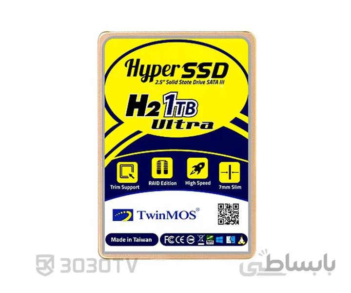حافظه اس اس دی تویین موس مدل Hyper H2 Ultra ظرفیت 1 ترابایت ا Hyper H2 Ultra Twin Mos SSD Memory Capacity 1TB