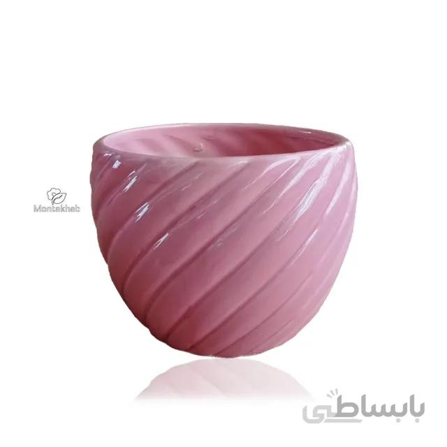 گلدان سرامیکی موج دار