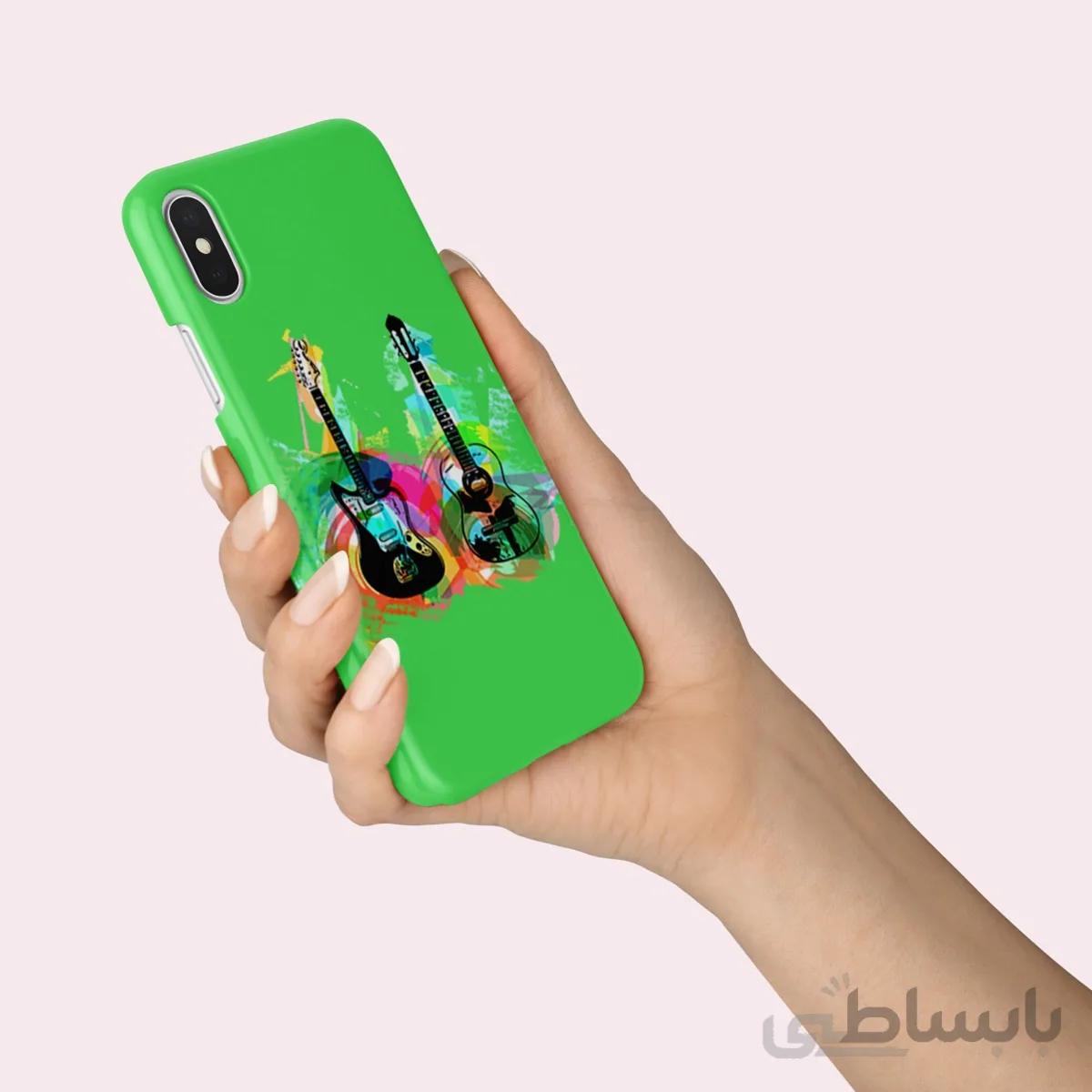 قاب موبایل طرح گیتار