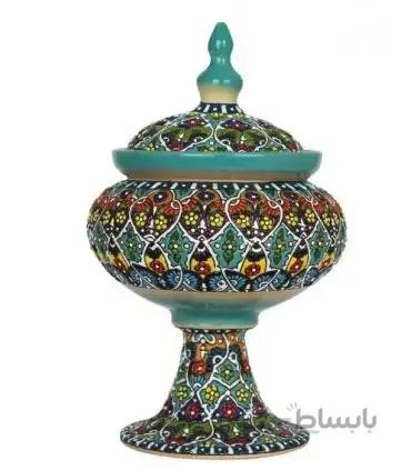 شکلات خوری سفالی پایه دار سایز 2