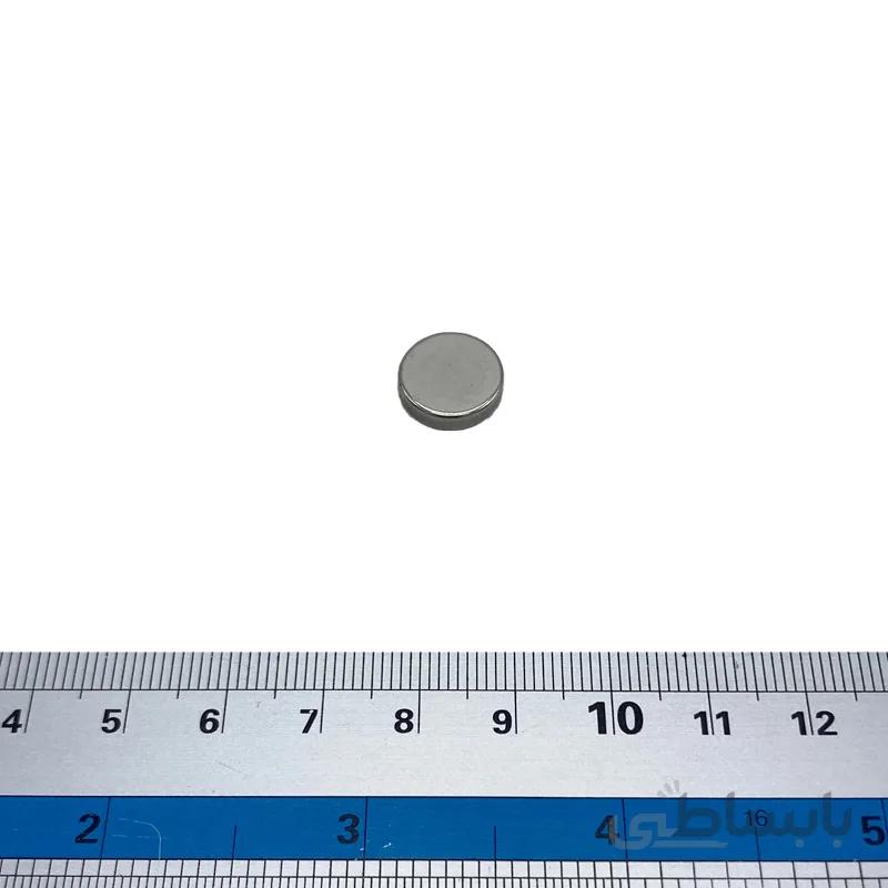 آهنربا نئودیمیوم دیسکی 3*12 میلیمتر گرید 42
