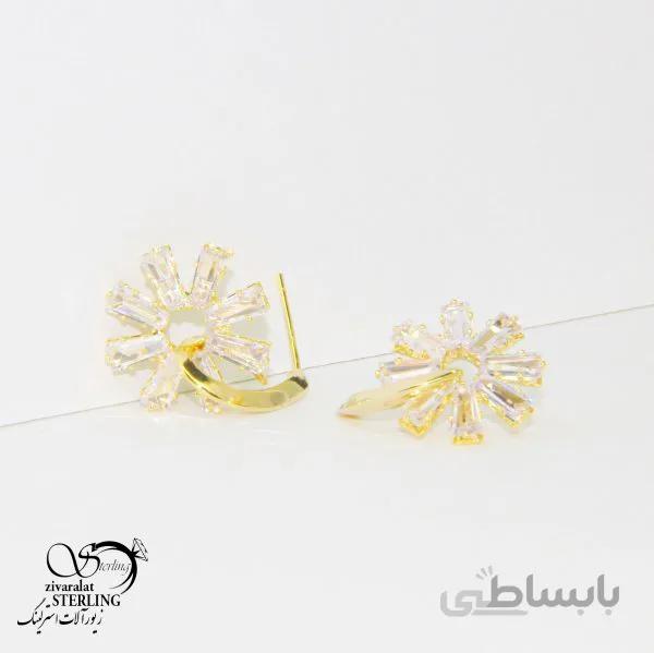 گوشواره زنانه طرح گل