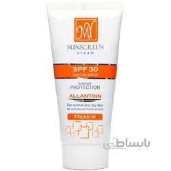 کرم ضدافتاب SPF30 فیزیکال مناسب پوست های حساس مای