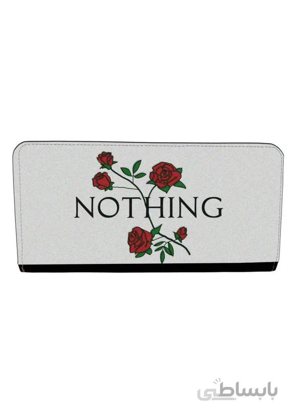 کیف پول زنانه طرح Nothing