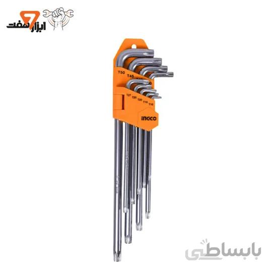 ست 9 عددی آچار آلن ستاره ای اینکو مدل HHK13092