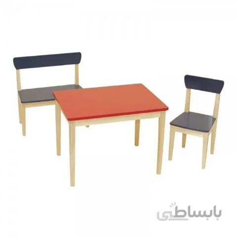 میز و صندلی چوبی کودک ربا roba کد 50715