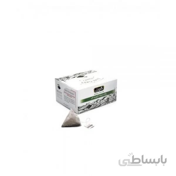دمنوش مثلثی سیاه ساده ۳۰ عددی دراپ باکس