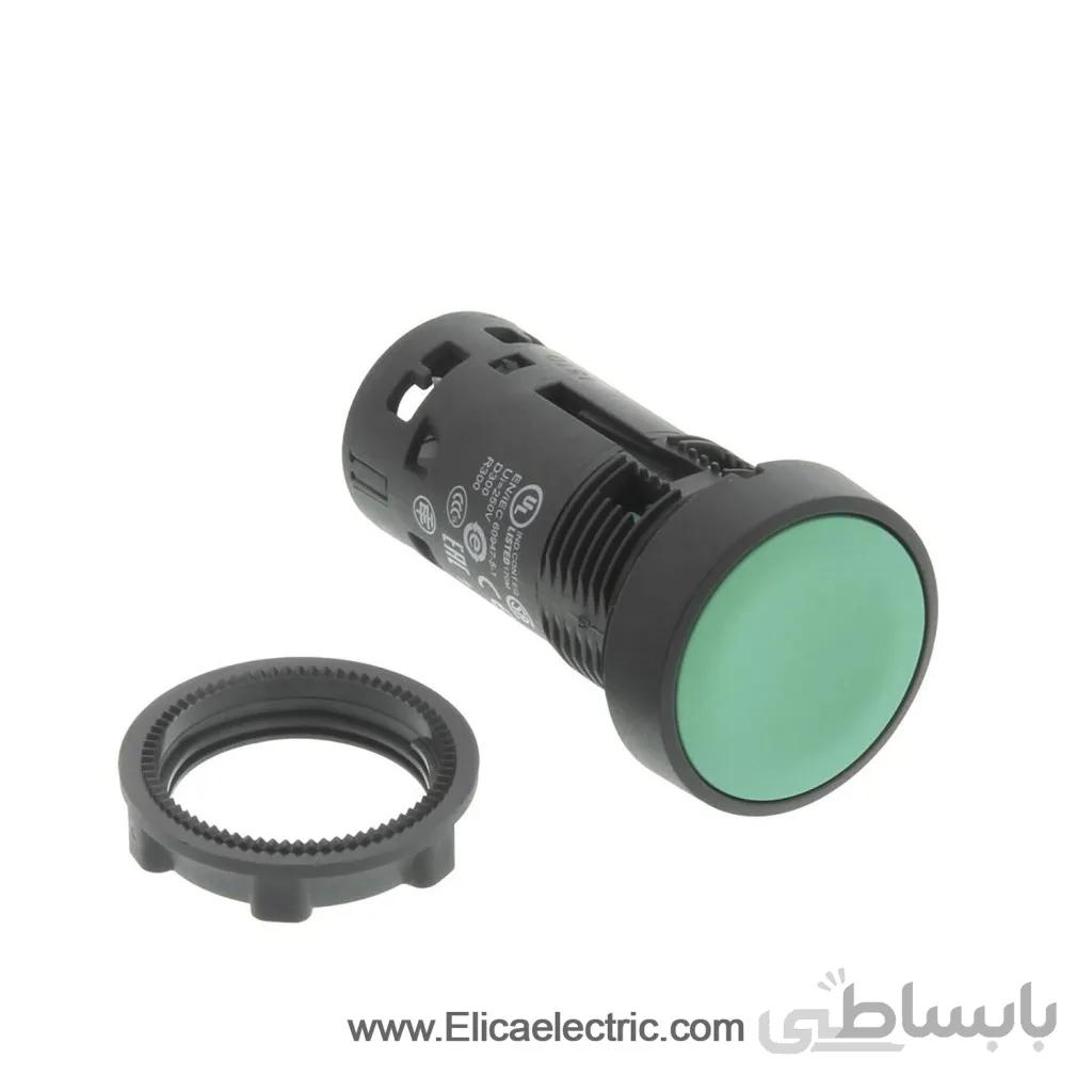 پوش باتن باکالیت سبز اشنایدر الکتریک