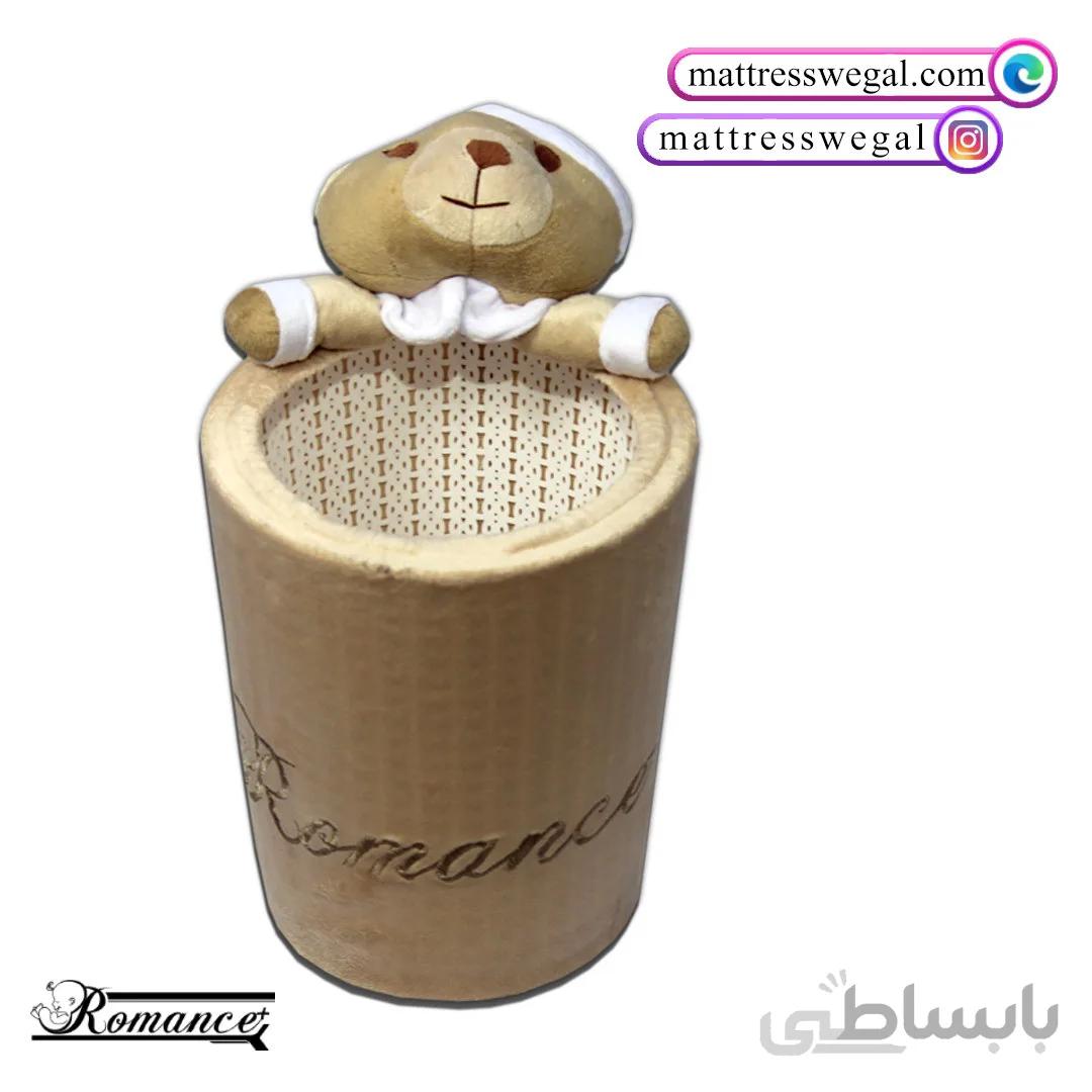 سطل زباله اتاق کودک مدل خرس رومنس