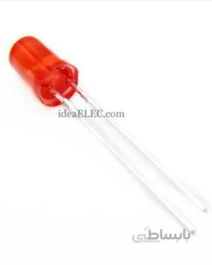 دیود نوری قرمز 5 میلیمتر ( LED ) (بسته 10 عددی)