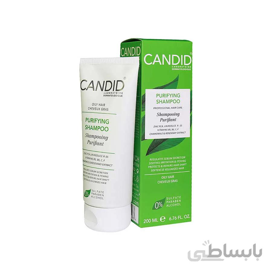 شامپو ویتامینه مناسب موهای چرب کاندید ا Nourishing Shampoo For Oily Hair 200 ml CANDID