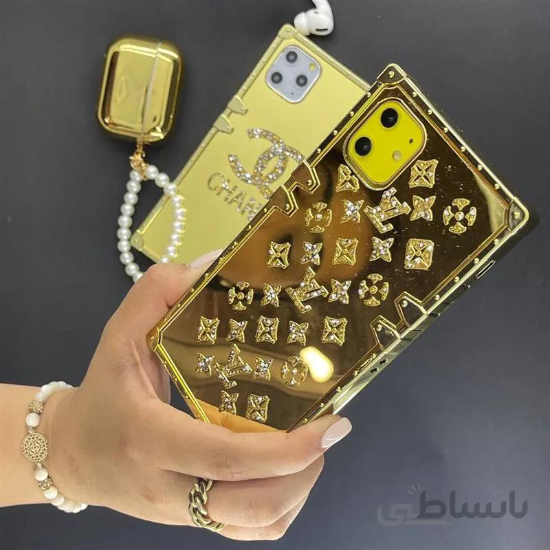 قاب آیفون مدل آینه ای LV - Chanel