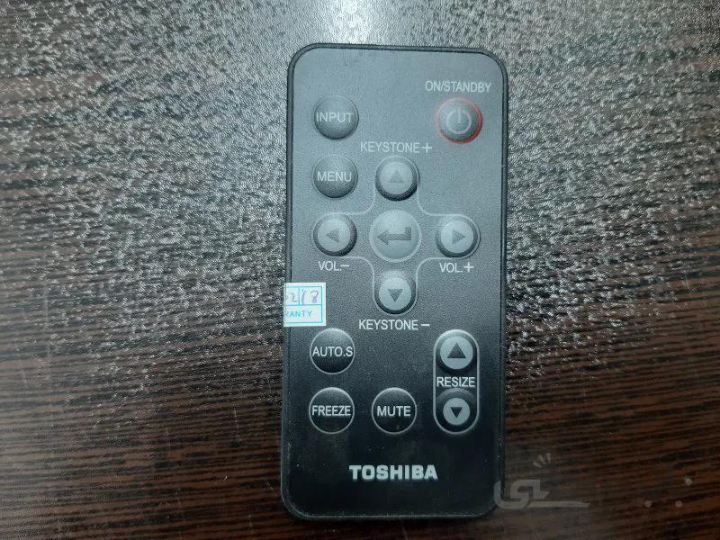 ریموت کنترل ویدئو پروژکتور توشیبا