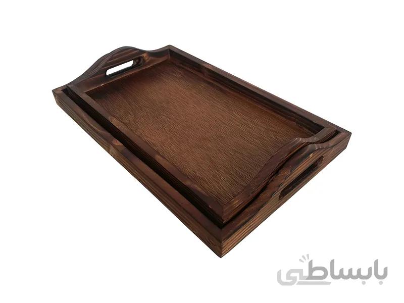 سینی چوبی کد 103 مجموعه دو عددی