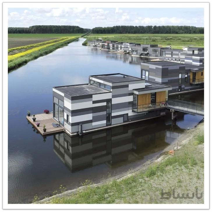 تحلیل خانه های اطراف آب در لیلیستاد Drijf in Lelystad