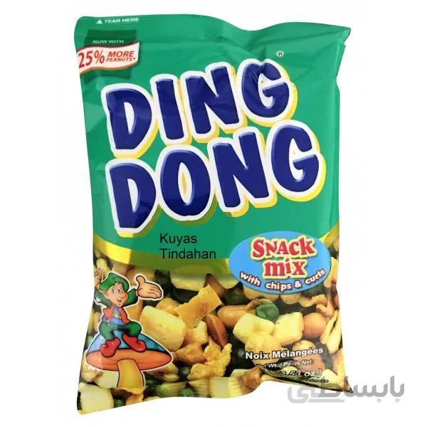آجیل مخلوط دینگ دونگ با طعم چیپس و فر – ۱۰۰ گرم – Ding dong snack mix with chips & curls