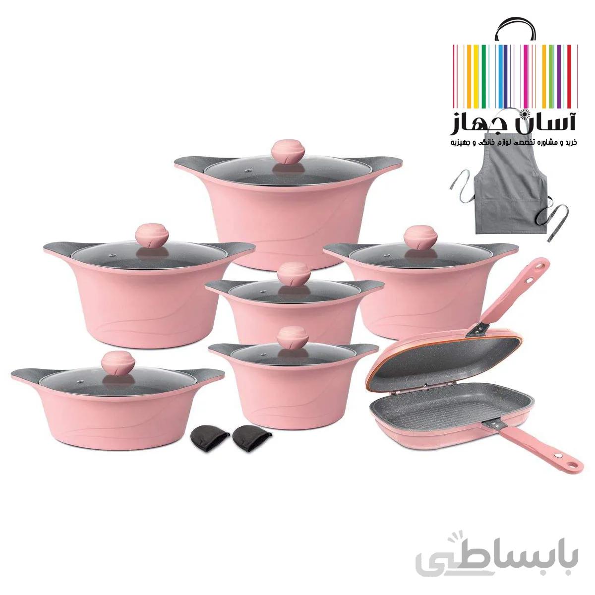 سرویس پخت و پز 17 پارچه ام جی اس مدل korea c