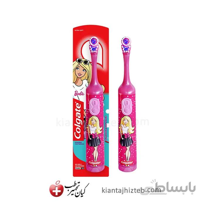 مسواک برقی Colgate مدل BARBIE صورتی