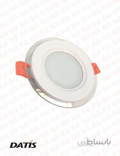 پنل دور شیشه ای SMD توکار گرد 6 وات IP54 داتیس مدل لومیا