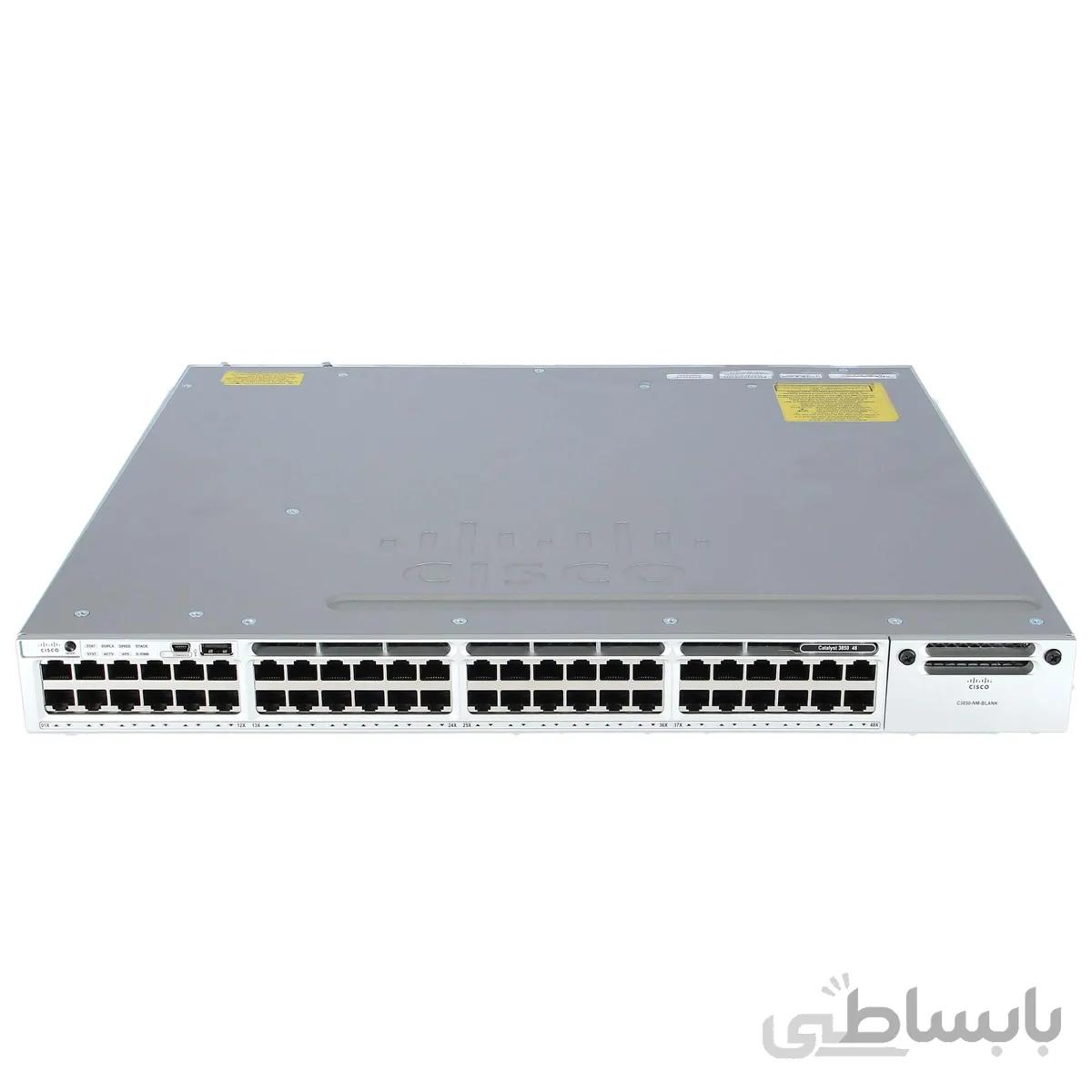 سوییچ شبکه مدیریتی سیسکو 48 پورت ws c3850 48t s ا Cisco 48-port WS-C3850-48T-S management network switch