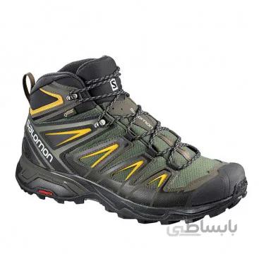کفش کوهنوردی سالامون مردانه ضد آب مدل Salomon X Ultra 3 Mid GTX