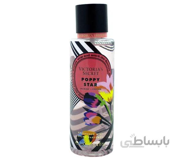 بادی اسپلش زنانه مدل Poppy Star حجم 250 میل ویکتوریا سکرت ا Victoria Secret Body Splash Poppy Star For Women 250ml