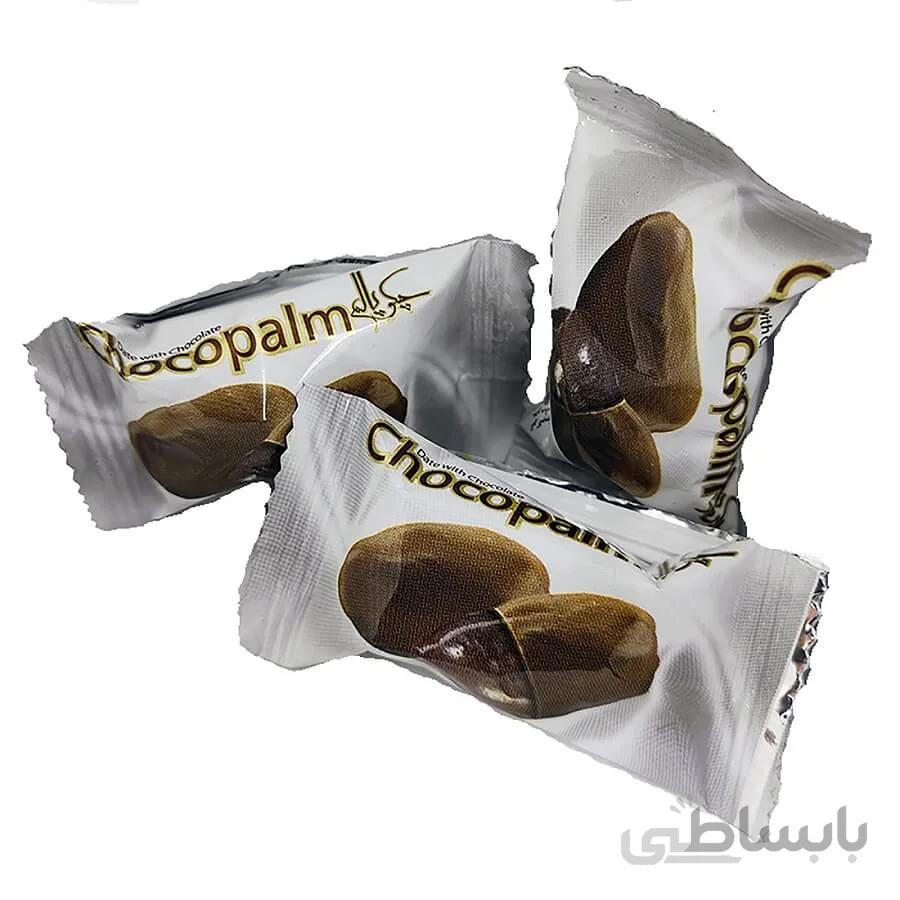 خرمای تک نفره شکلاتی بدون هسته