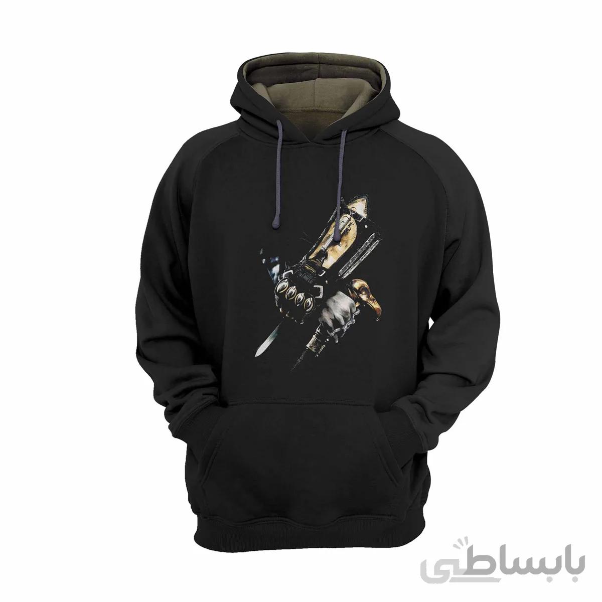 هودی مشکی طرح بازی assassin's creed