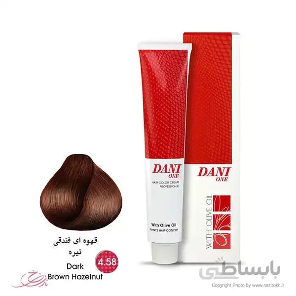 رنگ مو دنی وان سری فندقی حجم 100 میلی لیتر
