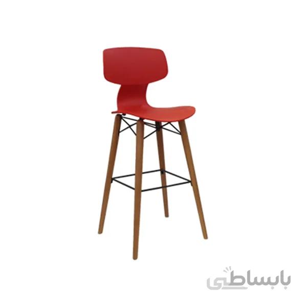 صندلی کانتر پايه چوبی نظری مدل يوگو(تخفیف 10 درصدی)